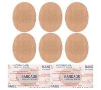 Artibetter 50pcs Fabric for Wound Care, Breathable and Flexible Self-adhering Stickers Easy to Tear Design for Camping Wounds and Hand Protection