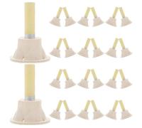 Artibetter 50pcs Handmade Pure Moxa Sticks with Cone Base for Moxibustion Therapy Burn Evenly Loose Moxa Pillars Made from Natural and Plastic for Massage Salon Use