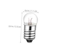 Artibetter 50pcs Light Bulbs Electrical Experimental Bulbs for Science DIY and Circuit Lessons Easy to Install and Replace Durable Flashlight for School Physics and Electrical Tools