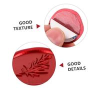 ARTIBETTER 50pcs Self Adhesive Wax Seal Stickers Olive Branch Design for Wedding Invitations Envelope Sealing Scrapbooking Party Decorations with Romantic Symbolism