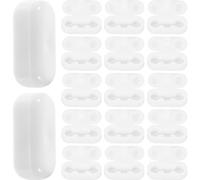 Artibetter 50pcs White Pom Window Curtain Beads Chain Connector for Replacement Connects Venetian Blind Sturdy Roller Blind Chain Connector Suitable for Repair