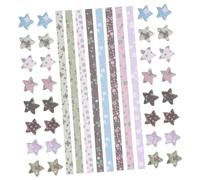 ARTIBETTER 540Pcs Colored Paper Strips for Origami Stars DIY Craft Double Sided Lucky Star Folding Paper for Hand Made Decorations Suitable for Beginners and Family Activities