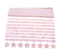 ARTIBETTER 540pcs Luminous Origami Star Paper Strips Gradient Color Folding Paper DIY Craft Strips for Students and Party Decorations Glow The Dark for Creative Handmade Art