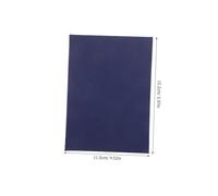 Artibetter 5pcs A5 Blue Solid Certificate Holders Paper Covers Blank Diploma Protector Folder for Graduation Documents School Awards