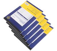 ARTIBETTER 5Pcs Canary Invoice Book 2-Part Purchase Order Receipt Notepad for Small Business Financial Records and Order Management