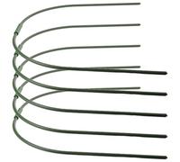 ARTIBETTER 5pcs Foldable Chicken Tunnel Hoops for Backyard Gardens, Plastic Green Garden Support Frame Natural Activity, for Chicken Coop Tunnel and Vegetable Bed Protection