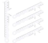 Artibetter 5pcs Pupil Distance Ruler for Eyeglasses Accessories Plastic Material Easy to Operate and Quick to Use Suitable for Dispensing Stores and Outdoor Use