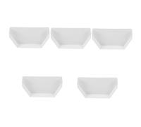 ARTIBETTER 5Pcs PVC Gutter Downspout End Cap, Rain End Plug for Efficient Water Drainage, Guttering Accessories for Home and Building