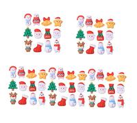 Artibetter 5pcs Resin Jewelry Accessories Craft Santa Charm Resin Santa Charms Xmas Resin Charms Christmas Flatback Beads Christmas Charm Barrette Pendant Charm Christmas Decor Cute Telephone
