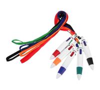Artibetter 5pcs Retractable Ballpoint Pens with Ink, Travel Pen for Hanging