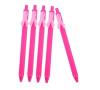 Artibetter 5pcs Ribbon Designed Ballpoint Pens for Cancer Awareness Fundraising Support Unique Ribbon Shape Writing Pens for Volunteers and Charity Events for Note Taking and Gifts