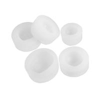 ARTIBETTER 5pcs Silicone Face Molds for DIY Crafts Multipurpose Fondant Molds for Cake Decorating Candy Resin Clay Baking Projects