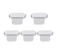 Artibetter 5Pcs Silver Phone Dustproof Plugs Charger Port Protectors Compatible with Iphone Anti-dust Caps to Prevent Dirt Sand and Lint for Longer Device Lifespan