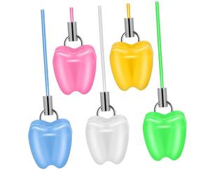 Artibetter 5pcs Tooth Saver Necklace Milk Teeth Storage Box Tooth Fairy Save Box Baby Tooth Storage Cases Organizer for Child Teeth Keepsake Classroom School Party