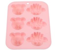 Artibetter 6-Cavity Sheep Silicone Chocolate Mold for DIY Baking, Soft Flexible Design with Easy Release Feature, for Home Baking and Creative Cake Decorations
