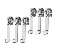 ARTIBETTER 6 Pcs Dual Layer Theft Zipper Pulls Heavy Duty Durable Repair Kit with Streamlined Design for Luggage Suitcases Backpacks Compact Travel Security for Business Trips and Vacations