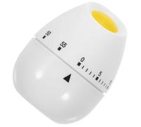 ARTIBETTER 60-minute Egg-shaped Mechanical Kitchen Timer with Visual Countdown for Cooking and Baking, Manual Wind-up Cooking Timer Suitable for Home and Study Use