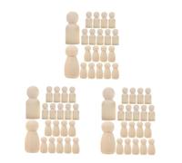 Artibetter 60 Pcs Small Wooden Doll Boy and Girl Unfinished Wood Bodies Smooth Sanded Craft Puppets for S DIY Painting and Creative Art Projects Gift for for for for for for for Ages
