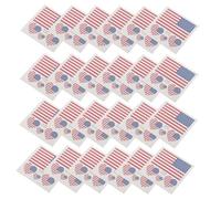 Artibetter 60pcs American Flag Temporary Face Stickers with Patriotic Design, Easy to Adhere Paper Tattoos Featuring Vivid Colors, for July 4th Decorations and Veterans Day Celebrations