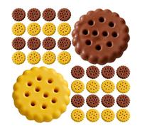 Artibetter 60pcs Cute Mini Food Erasers Bulk Cookie Eraser for Kindergarten Rewards Classroom Snack Shop Stationery Supplies