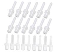 ARTIBETTER 60Pcs Shutter Repair Pins, Plastic Shutter Repair Tools, Repair Plantation Shutters Tool, Louver Spring Loaded Repair Pins, Shutter Window Replacement Parts