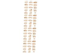 Artibetter 60pcs Wooden Cards Adorable Growth Markers for Boy Girl Unique Photo Props for Newborns for Showers and First Year Memories