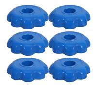 Artibetter 6pcs Aluminum Valve Control Handle for Regulator Tank and Lpg Tank, Rounded Hand Wheel Knob with Square Bore, Resilient Against Corrosion, Optimized for Confined Spaces,