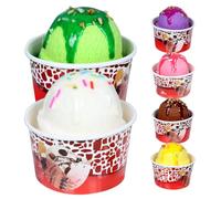 Artibetter 6pcs Artificial Ice Cream Model Set with Magnetic Base, Realistic Pvc Fake Food Display Props, Lightweight and Easy to Store, for Party Favour Or Home Decoration