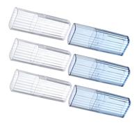 Artibetter 6pcs Clear Portable Storage Boxes Small Cotton Swab and Toothpick Organizer Compact Travel Case for Jewelry and Tiny Sundries with Durable Transparent Design