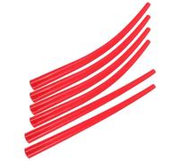 ARTIBETTER 6pcs Extended Caulk Nozzle Reusable Caulk Gun Tip Plastic Red Extension Nozzle Wall Sealing and Renovation Tasks