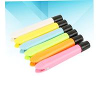 Artibetter 6pcs Magnetic Chalk Clips with Plastic Chalk Holders for Classroom Use and Keep Hands Clean Suitable for Blackboards and Whiteboards Random Colors Random Color
