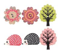 Artibetter 6pcs Multi-Functional Sewing Needle Minders with Magnetic Fixing Feature, Assorted Colour Synthesis Material Needle Keepers for Cross Stitch and Quilting Enthusiasts Random Color