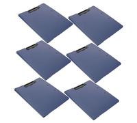 ARTIBETTER 6pcs Multifunctional Folder Document Clipboard Paper File Clip File Folder Clipboard Board Clip Police for Documents Classroom Plastic