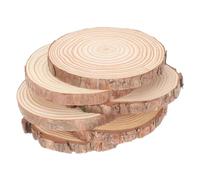 ARTIBETTER 6pcs Natural Round Wood Slices Thick Unfinished Wooden Discs for Crafting DIY Home Decor Rustic Basswood Circles for Painting Hanging Ornaments and Holiday Decorations