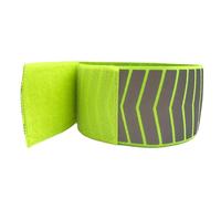 Artibetter 6pcs Reflective Arm Bands for Running and Hiking Green Elastic