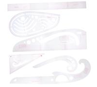 ARTIBETTER 6Pcs Sewing Rulers Tailor Cutting Set with French Curve for Dressmaking DIY Pattern Making Tool Accurate Measurement Kit for Beginners and Professional Tailors
