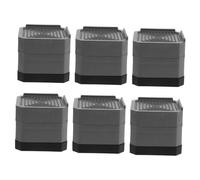 Artibetter 6pcs Slip Silent Mat Washing Machine Vibration Pads for Table Leg Risers Plastic Furniture Feet under Couch