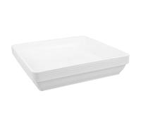Artibetter 6pcs Stepping Stone Mold, 12'' Square Mold, Reusable Plastic Cement White Tray for Creating Stepping Stones & Garden Markers