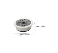 Artibetter 6Pcs White Desk Cable Grommet Wire Organizer Covers for PC Computer Desks Removable Round Hole Covers for Office and Home Wire Management Easy Installation Cord Hole Caps