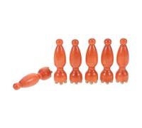 Artibetter 6pcs Wooden Eye Massage Tools Set Portable Mini Eye Roller Guasha Meridian Therapy Stick Facial Acupressure Neck and Face Relaxation