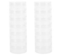 Artibetter 7 Day Organizer Weekly Pill Box 2-Pack Large Compartments Travel Medication Case Storage for Vitamins Home Use