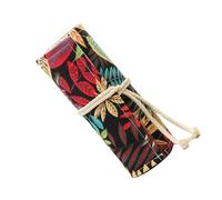 Artibetter 72 Slots Pencil Roll up Case in Ethnic Style Cotton Material with Convenient Access and Protection for Pencils and Art Supplies, for Artists and Painters