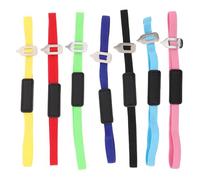 Artibetter 7pcs Pu Leather Elastic Bookmark Bands with Adjustable Stretch and Lightweight Design, Vibrant Aesthetics for Reading and Daily Use, Bulk Book Page Holder Clips for Readers