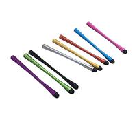 Artibetter 8 Pcs Nonslip Silicone Metal Capacitive Stylus Pens for Electronic Devices Equipped with Capacitive Touch Screen Anti-scratch Slim Waist Design for Tablet and Random Color