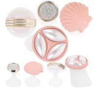 ARTIBETTER 8 Pcs Silicone Toe Separators Small Decorative Toe Spacers for Pedicure and Manicure, Soft Silicone Material, Will Not Hurt Your Feet, for DIY Nails at Home