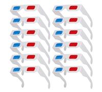 Artibetter 80pcs Lightweight Disposable 3d Paper Glasses with Red and Blue Anaglyph Lenses, Safe to Wear and Easy to Carry, for Group Events at Home and Watching Online Media