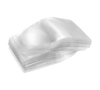 ARTIBETTER 80PCS Transparent Single Pocket Coin Sleeves PVC Plastic Coin Holders for Collecting Supplies Clear Storage Organizer Bags for Jewelry Tokens Sturdy Protective Keepers
