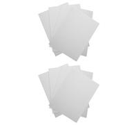 Artibetter 8pcs Acrylic Paint Painting Board Artist Drawing Boards Smooth Surface Safe to Touch Wood Canvas Round Panels for Beginner Art Painting