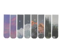 Artibetter 8pcs Creative Magnetic Bookmarks Delicate Scenery Designs, Easy to Carry and Not Easy to Damage, School Season Decor for Office Supply and Students