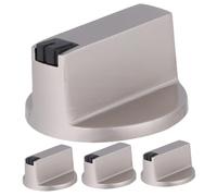 Artibetter 8pcs Gas Stove Knob Replacement Metal Stove Knobs for Gas Hob Easy Install